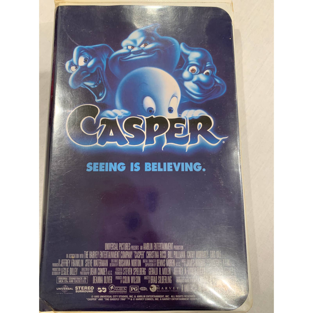 Casper Seeing is Believing (VHS, 1997, Clamshell)